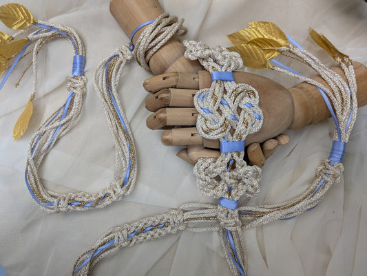 Ready-to-Ship Handfasting Cord – One of a Kind - Triple Knot