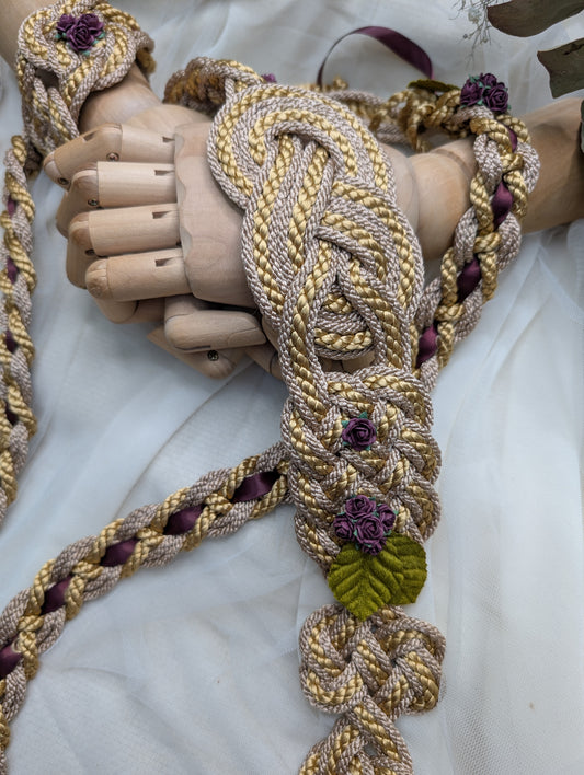 Ready-to-Ship Handfasting Cord – One of a Kind - Nine Knot