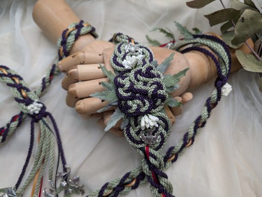 Ready-to-Ship Handfasting Cord – One of a Kind - Bloom