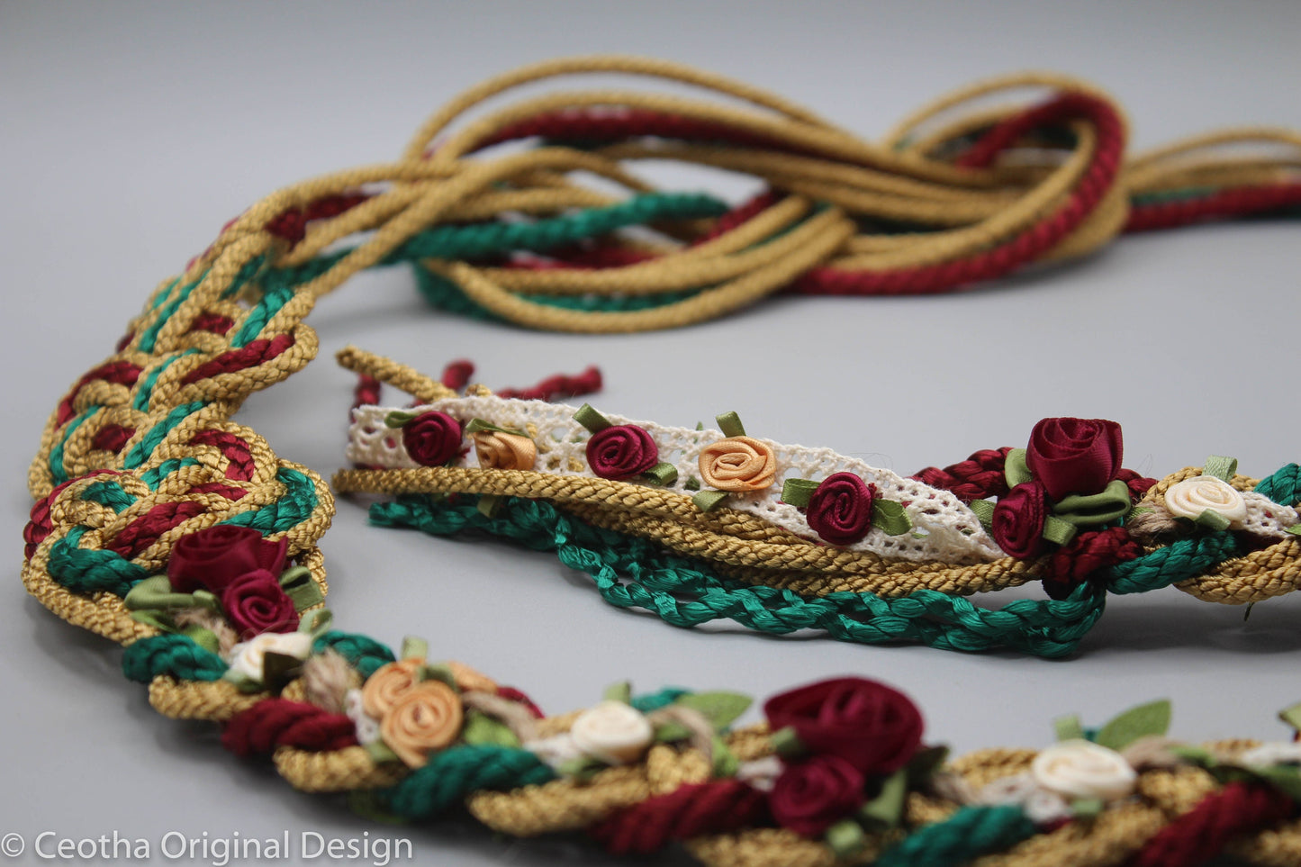 Wild Rose Infinity Tie - Bright Regal