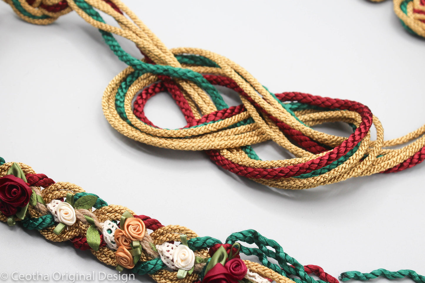 Wild Rose Infinity Tie - Bright Regal