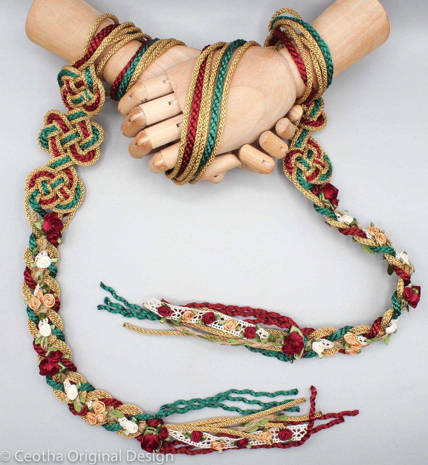 Wild Rose Infinity Tie - Bright Regal