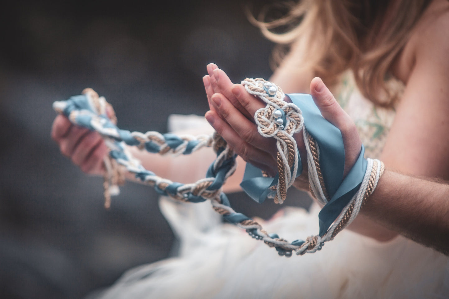 Magdalene Infinity Tie -  With Pearls