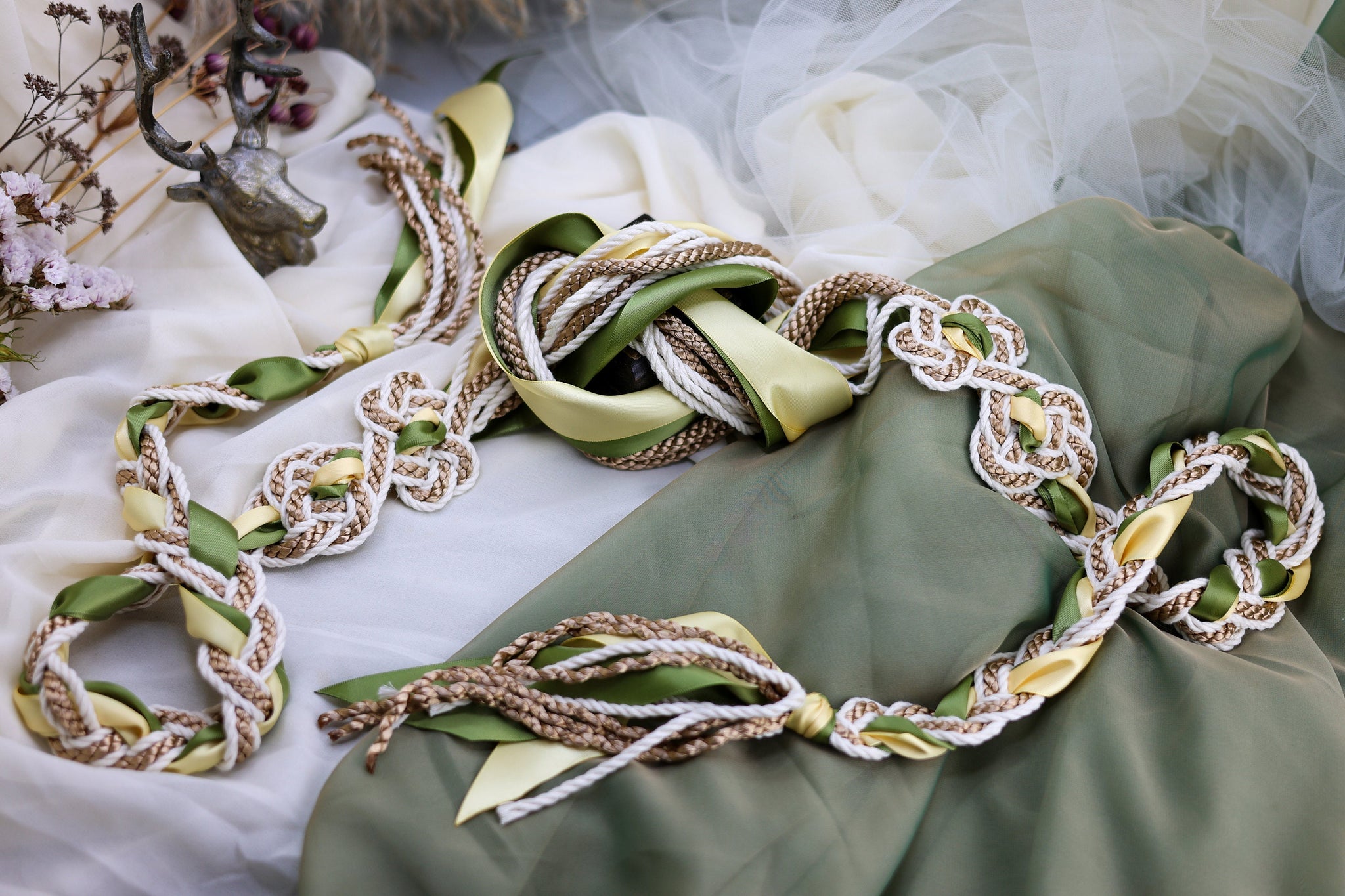 Magdalene Infinity Tie - With Two Ribbons – Ceotha